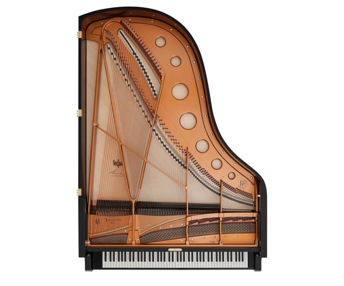 Bösendorfer - Modell Grand Piano 214VC, schwarz, offen von oben