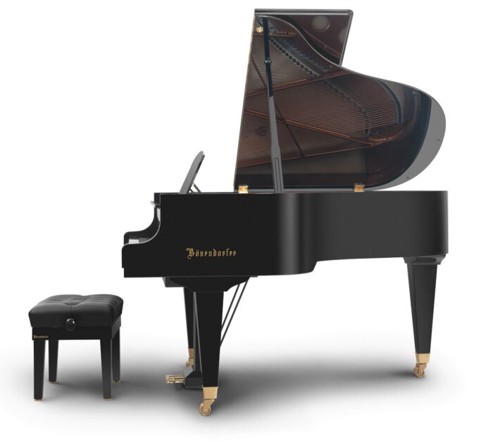 Bösendorfer - Modell Grand Piano 170VC, schwarz, offener Flügel