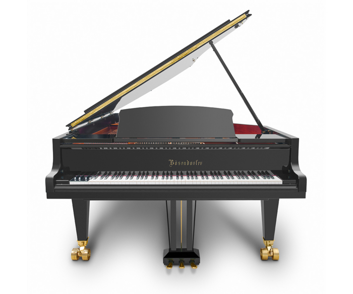 Bösendorfer - Modell Concert Grand 290 Imperial, schwarz, offener Flügel