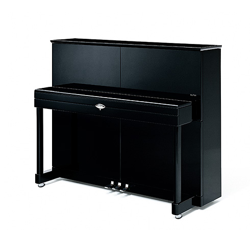 Sauter-Klavier Vista 122, schwarz poliert